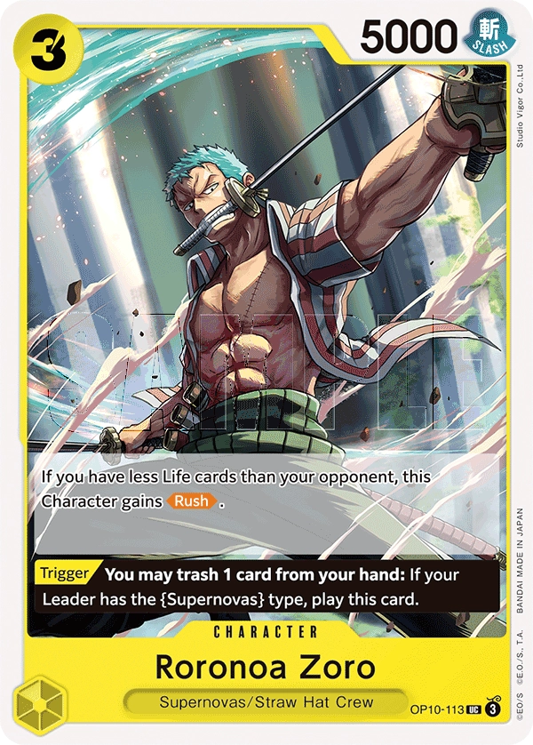 ST29-014 Roronoa Zoro One Piece Card Game Card | One Piece Card Game