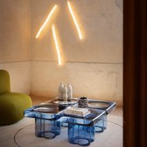 Soda Oval and Square tables by Yiannis Ghikas for Miniforms