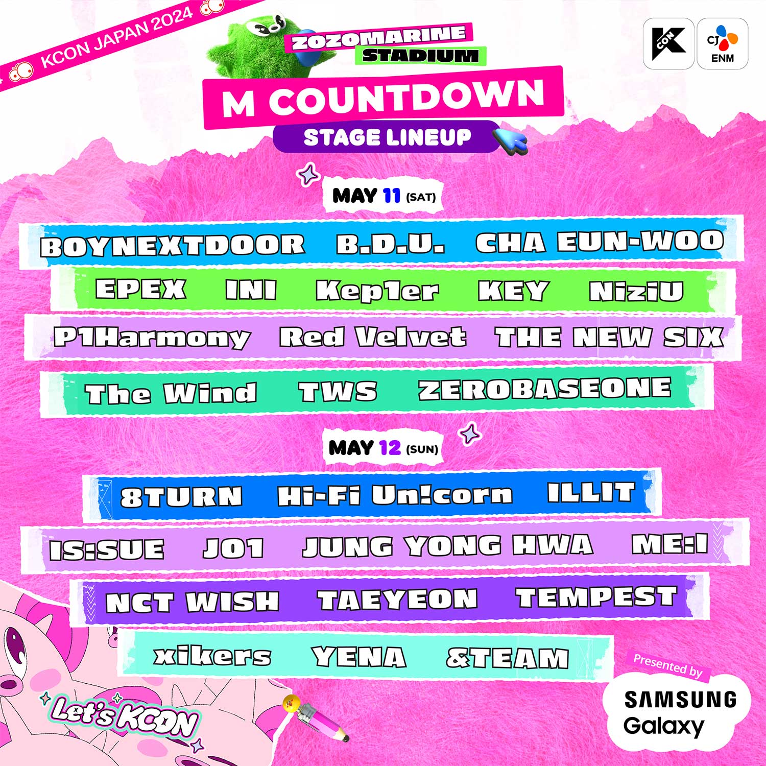 KCON JAPAN 2024 | MAY 10~12, ZOZOMARINE STADIUM, Makuhari Messe