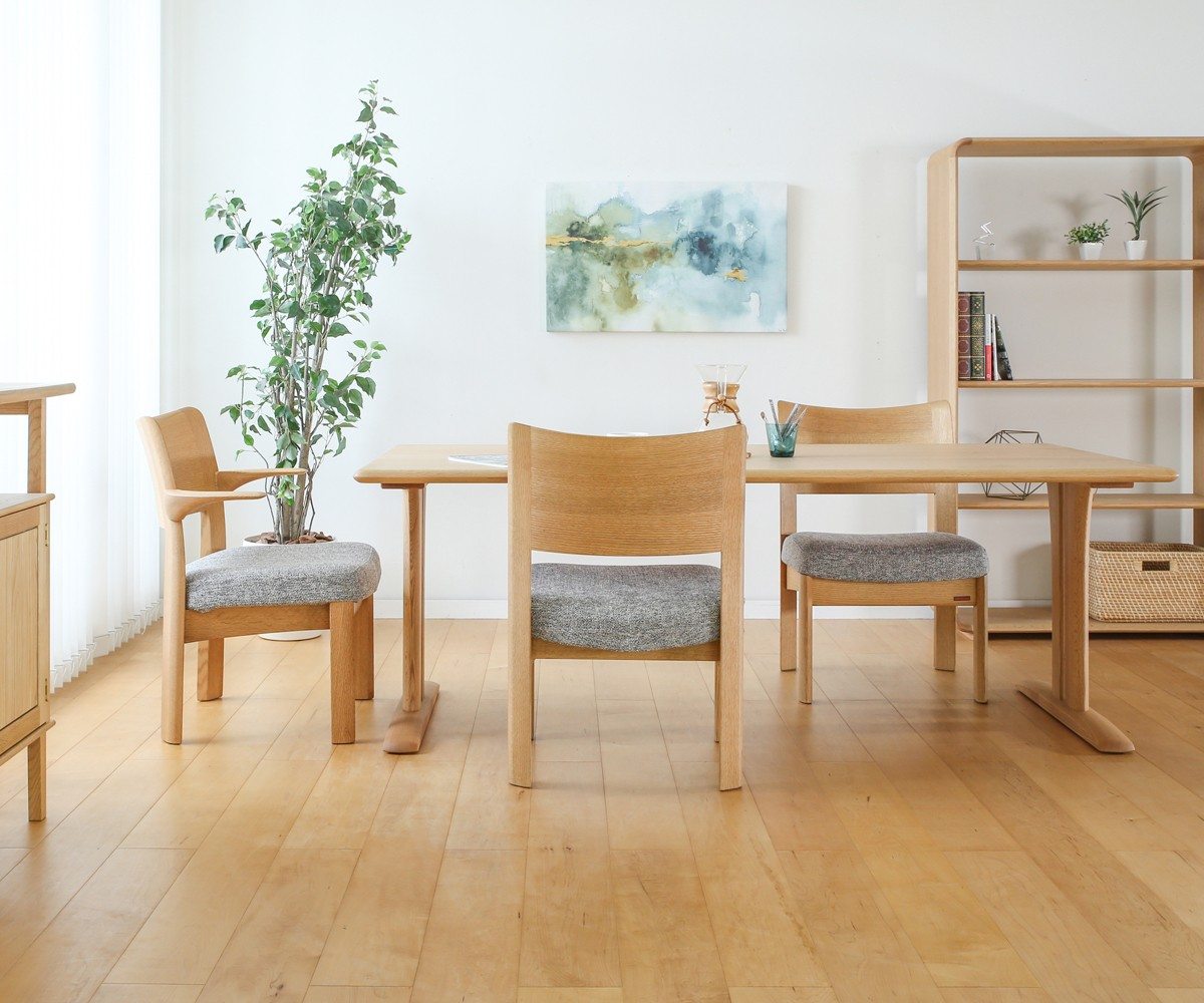 飛騨家具 shirakawa シラカワ エントランスチェア スツール 肘付き