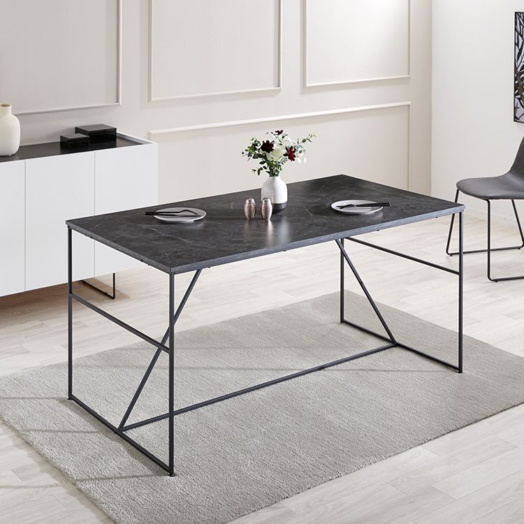 幅140] ダイニングテーブル 単品 スチール脚 | 【公式】LOWYA(ロウヤ