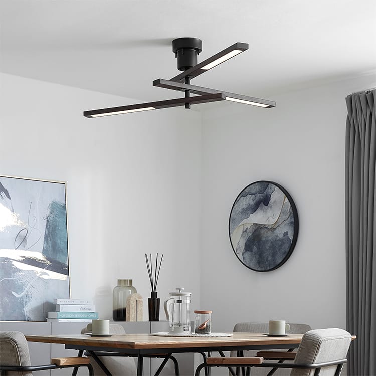 回転シーリングライト 木目調 [3灯] | 【公式】LOWYA(ロウヤ) 家具