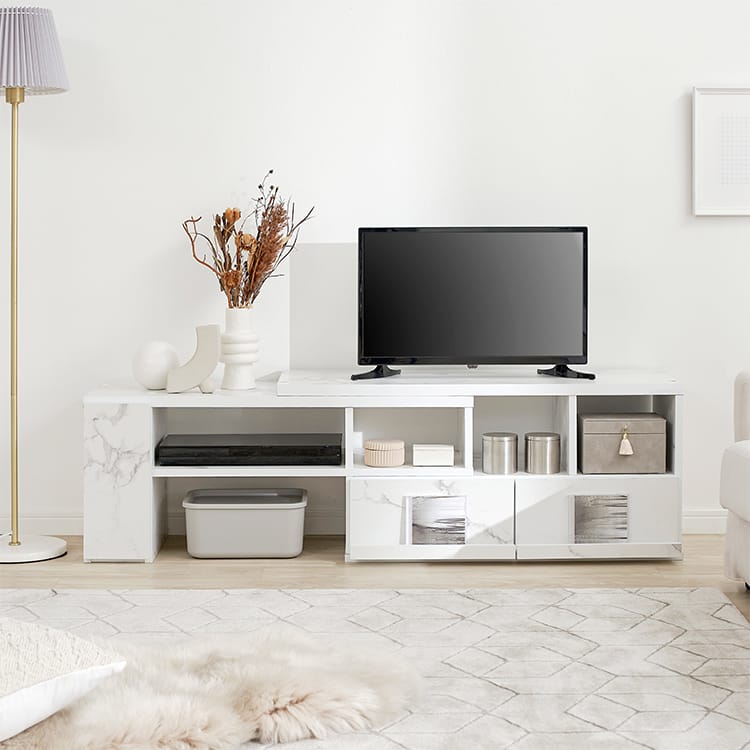 伸縮式テレビ台 24-40型推奨 ロータイプテレビボード | 【公式】LOWYA