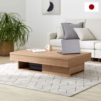 センターテーブル 大容量収納 完成品 [幅110] | 【公式】LOWYA(ロウヤ