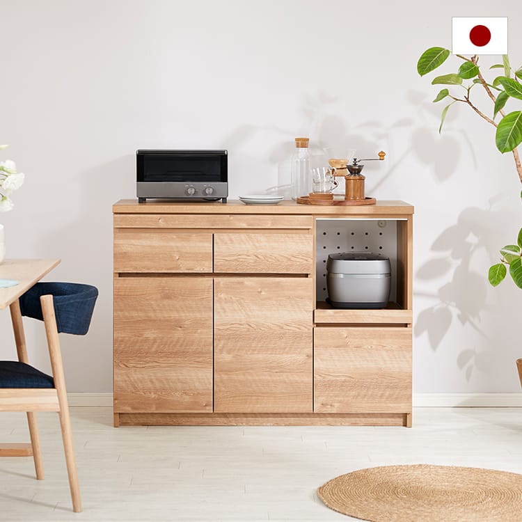 美品】LOWYA食器棚 幅120 (直接の場合4万円) Amazon｜LOWYA