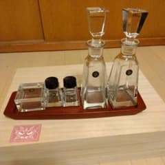 HOYA クリスタル 調味料入れ 昭和レトロ wako - メルカリ