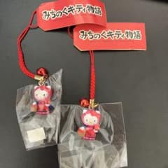 2001年 ハローキティ りんご娘 みちのくキティ 根付 2個セット - メルカリ