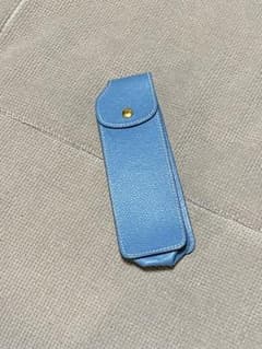 midoriLOVEさん専用】エルメスペンケース本革ブルーシェーヴル - メルカリ