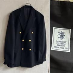 新品 GAMBERT CUSTOM SHIRTS 紺ブレ ブレザー - メルカリ