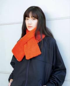 SUMARI BOA MUFFLER マフラー オレンジ - メルカリ