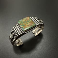 初期刻印 Navajo Gary Reeves パイロットマウンテン バングル - メルカリ