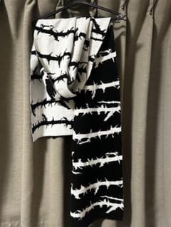 アンダーカバー イバラ ワイヤー柄 ジャガード ニット 大判 ストール