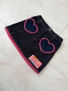 平成レトロ ミミポポちゃん メゾピアノ 裏起毛 100 ハートポケット