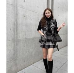 sheller シェリエ Jewelツイードキュロット - メルカリ