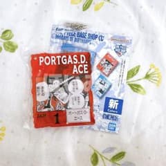 ワンピース BASE SHOPくじ アクリルブロックチャーム エース - メルカリ