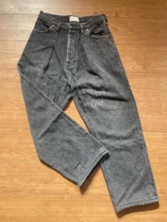 カーツン様専用 ヘリル HERILL デニムパンツ グレー 落書き 0 - メルカリ