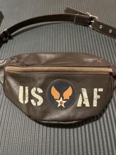 トイズマッコイ USAF レザー ウエストポーチ ボディバッグ 世田谷
