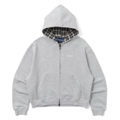 Sqoud グレーチェックパーカー - メルカリ