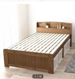 ニトリ すのこベッド セミダブル 宮付き【直接引取り杉並区】 - メルカリ