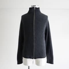 旧タグ】Margaret Howell コットン ドライバーズニット グレー - メルカリ