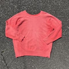 希少 60s ヴィンテージ スウェット サンフェード サーモンピンク 鬼