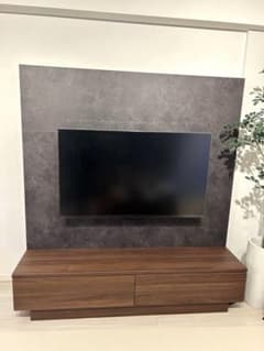 賃貸設置可能 壁掛け金具付 Pamouna テレビボード 幅160cm - メルカリ