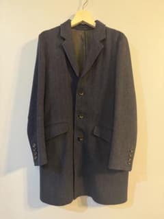 ワコマリア WACKO MARIAヘリンボーン チェスターコート - メルカリ