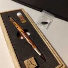 Ryu様専用品【限定品】野原工芸 栃スポルテッド（スタビオレンジ）斑紋