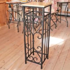 アイアンコンソール 石天板 幅88cm ロートアイアン638-580 - メルカリ