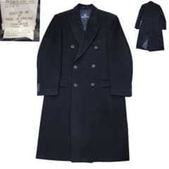 10年に1度】定価40万 英国製 アクアスキュータム カシミヤ100% コート