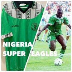 1994 W杯 ナイジェリア代表 adidas ユニフォーム 当時物 オコチャ