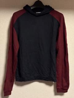 RafSimons ラフシモンズ 薄手ニットパーカー バイカラー - メルカリ