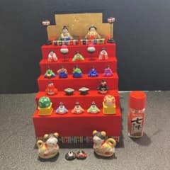 雛人形 龍虎作 豆雛段飾り オマケ付き - メルカリ