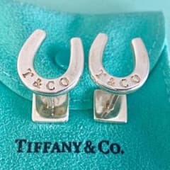 ティファニー 希少 ホースシュー カフリンクス カフス 925 蹄鉄 S54e