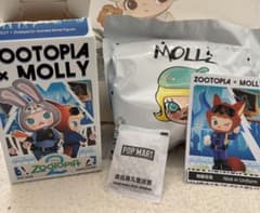 ポップマート ディズニー ズートピア2 モリー ニックのフィギュア