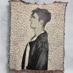 BOZG バンド ラグ 古着 ジャスティンビーバー アーティスト 人物