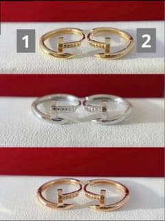 mamy様専用 片耳 K18YG 12mm釘モチーフ フープピアス(ダイヤなし