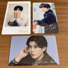 長尾謙杜 クリアカード クリアソロカード チェキ風クリアカード なにわ