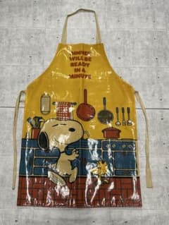 超希少 60s SNOOPY イングランド製 エナメル エプロン PVC素材 - メルカリ