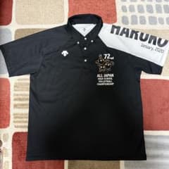 美品】ALLJAPAN 春高バレー ポロシャツ デサントXOサイズ - メルカリ