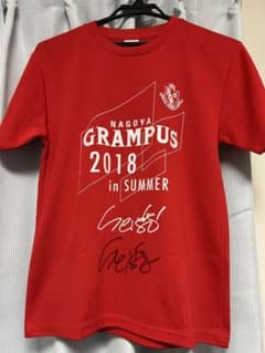 楢崎正剛 直筆サイン入りTシャツ名古屋グランパス 2018年夏 - メルカリ