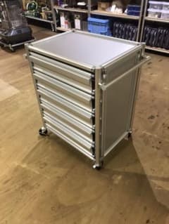 ツールワゴン【ツールキャビネット】高級アルミ製 - メルカリ