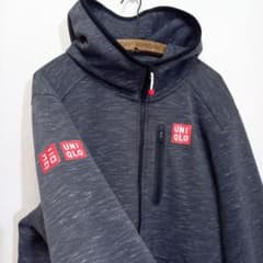 XL！錦織圭モデル ユニクロ NK ドライストレッチ スウェットパーカー