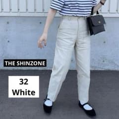 THE SHINZONE】ベイカーパンツ ホワイト 32 サイズ 希少カラー - メルカリ