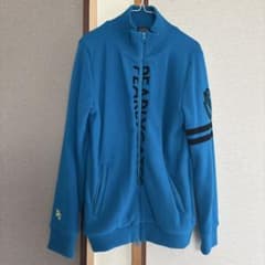 PEARLY GATES 青 ジップアップセーター サイズ5 2回のみ着用 - メルカリ