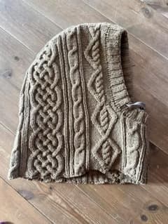 AUBERGE ARAN ニット バラクラバ フード ネックウォーマー - メルカリ