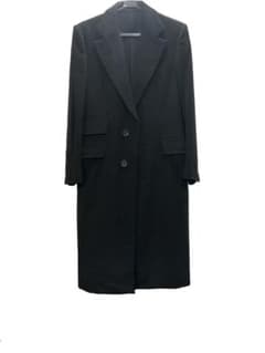 美品 GUCCI チェスターコート ロング 衿切替 アウター メンズ 【130