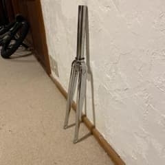 希少】700c クロモリ ストレートフォークwbase ピストリーダーバイク