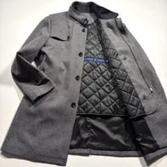 未使用級 L相当 2way ビームスハート ライナー付 千鳥 マリンコート