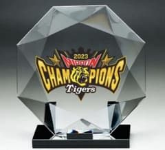 祝！リーグ優勝】阪神タイガース 日本一記念 クリスタル盾 優勝ロゴ